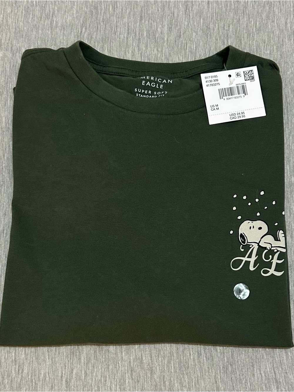 Men's Holiday Snoopy Graphic Tee